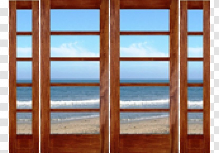 Sash Window Wood Stain Picture Frames - Home Door - Single Glass Transparent PNG