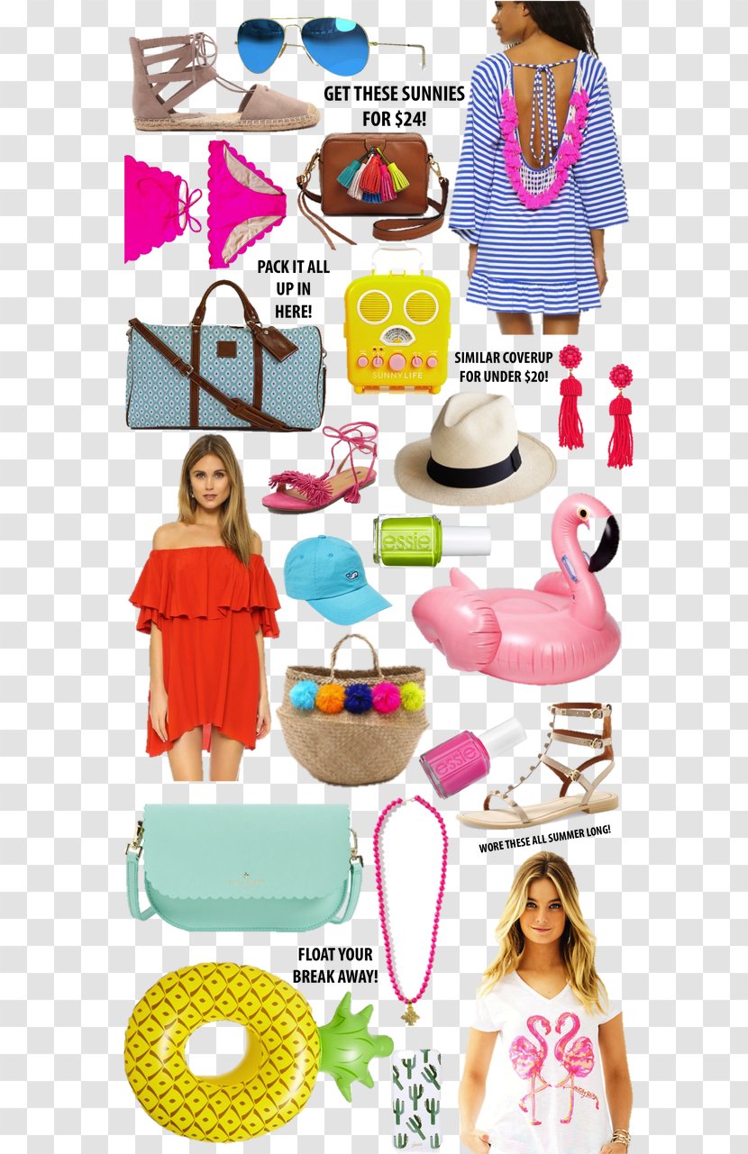 Spring Break Clothing Fashion Yellow Clip Art - Toy - Flamingo Float Transparent PNG