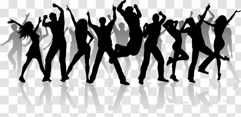 Group Dance Silhouette Clip Art - Stock Footage Transparent PNG