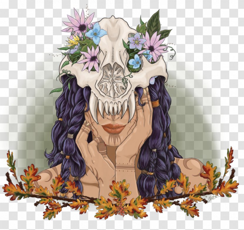 Flower Skull Legendary Creature Tree Transparent PNG