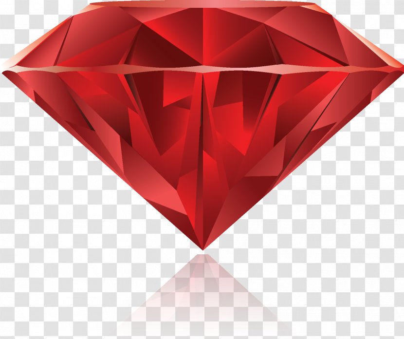 Gemstone Ruby Diamond Drawing - Jewellery Transparent PNG