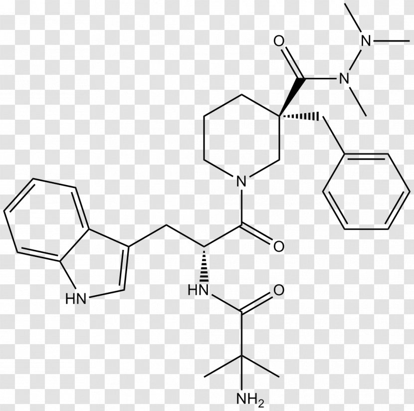 Ghrelin Agonist Growth Hormone Secretagogue Receptor Anamorelin - Watercolor - Silhouette Transparent PNG