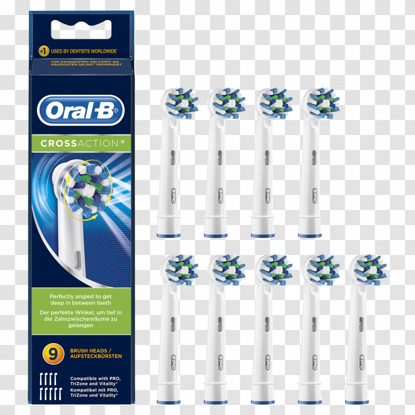 Electric Toothbrush Oral-B Pro-Health CrossAction - Silhouette - Floss Transparent PNG