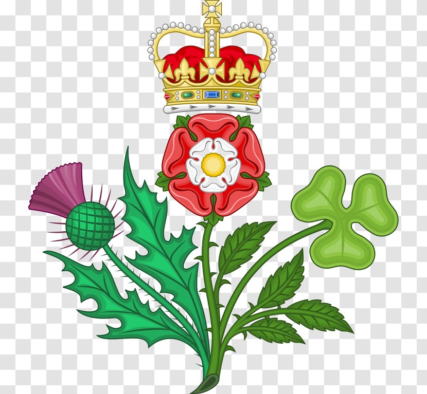 Royal Badges Of England Tudor Rose House White York - Floral Emblem - Images Transparent PNG