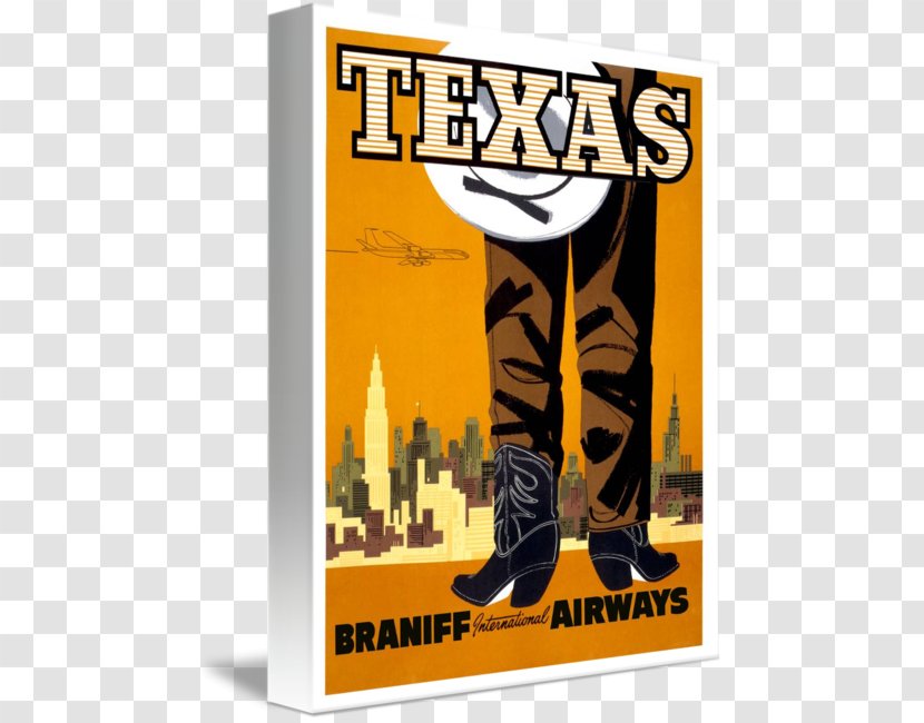 Texas Poster Art Printing - United States - Travel Posters Transparent PNG