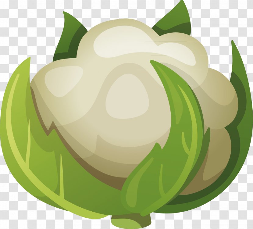 Cauliflower Cabbage Vegetable - Green - Cabinet Decorative Design Exquisite Transparent PNG
