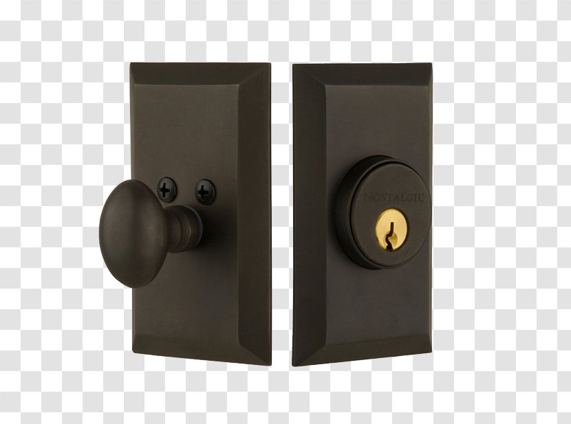 Lock Dead Bolt Bronze Door Handle Brass - Single Cylinder Transparent PNG