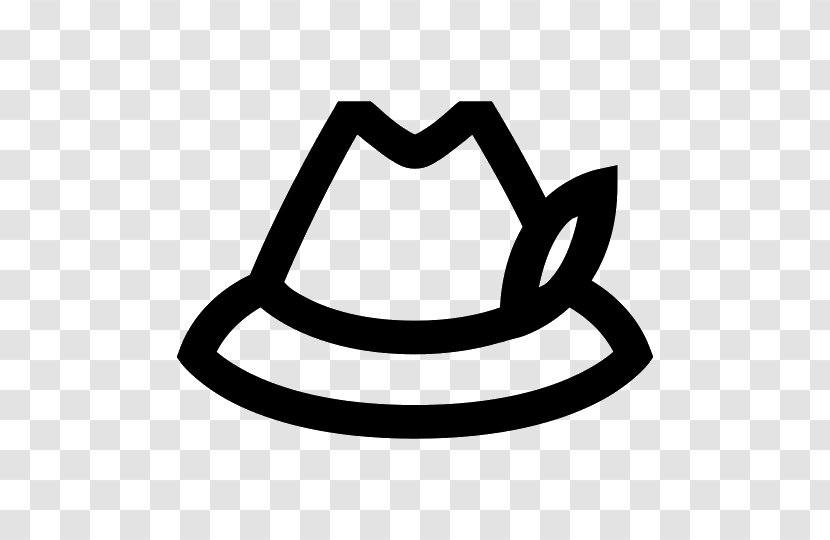 Hat Clip Art - Black And White Transparent PNG