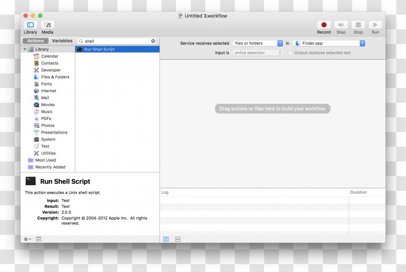 Computer Program Automator MacOS Finder Terminal - Text - Apple Transparent PNG