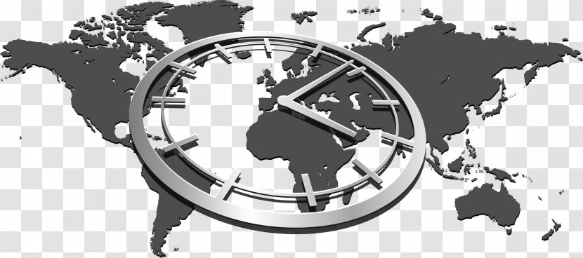 World Clock Map Newgate Clocks - Mantel - Vector Time Transparent PNG