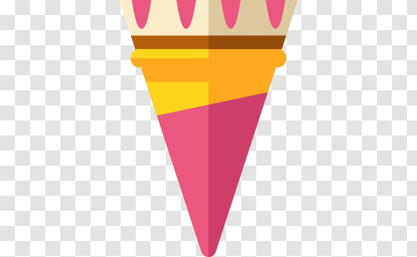 Ice Cream Cones Line Angle - Cone Transparent PNG