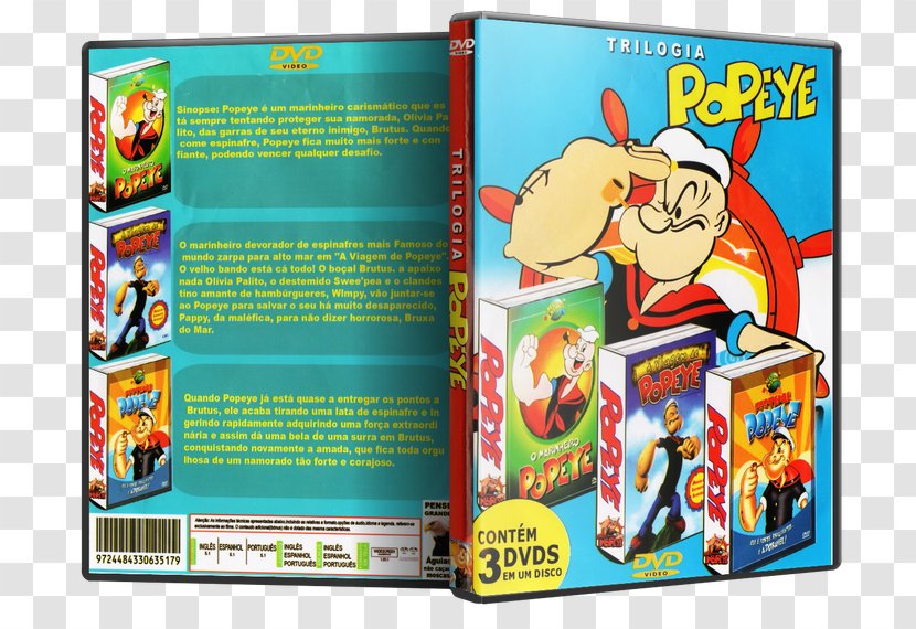 Popeye 3: WrestleCrazy Game Cartoon Poster - Technology - Dvd Transparent PNG