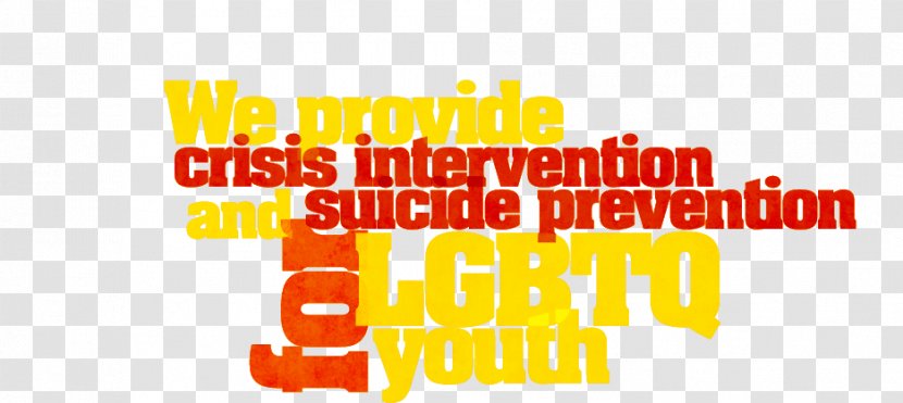 The Trevor Project LGBT Crisis Hotline Suicide Prevention - Mental Health Celebrity Suicides Transparent PNG