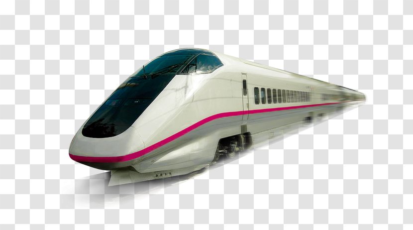 TGV Train Maglev High-speed Rail Electric Multiple Unit - Vehicle - Creative EMU Transparent PNG