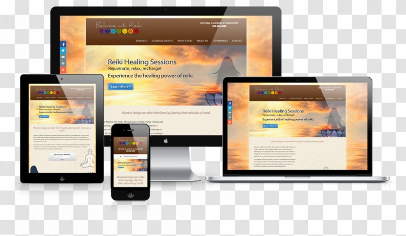 Responsive Web Design Сайт-визитка Ukraine - Display Advertising Transparent PNG