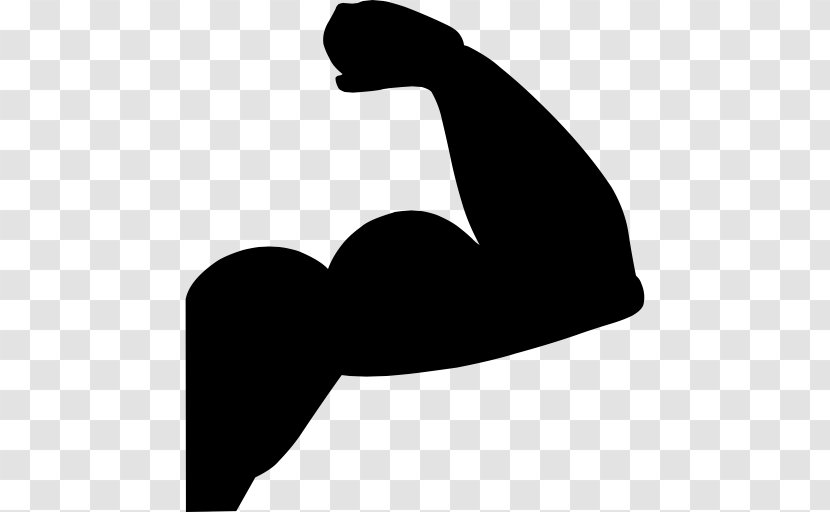 Arm Muscle Biceps Clip Art - Silhouette Transparent PNG