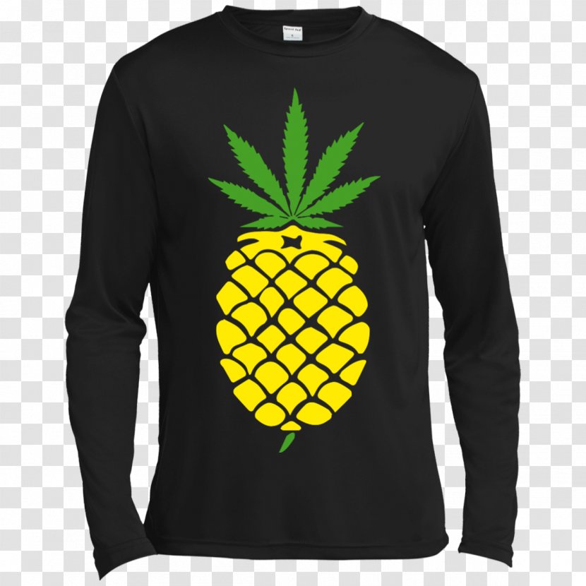 Long-sleeved T-shirt Hoodie - Jacket - Pineapple Vs Sweatshirt Transparent PNG