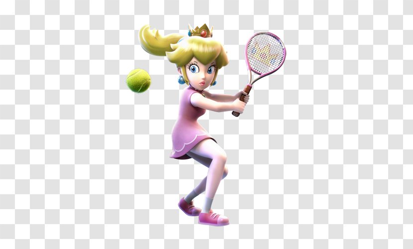 Mario Sports Superstars Princess Peach Super Smash Bros. For Nintendo 3DS And Wii U Racket - Figurine - Sporting Goods Transparent PNG