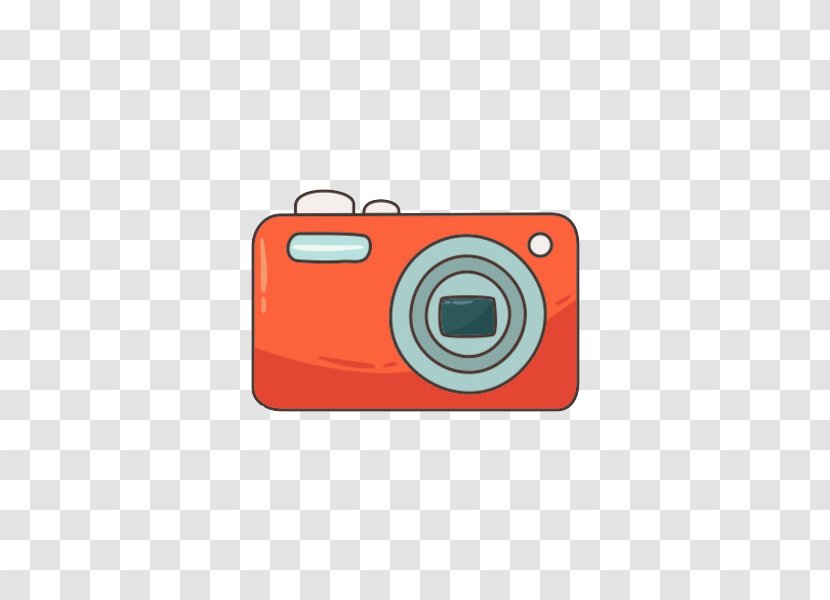 Camera Drawing Watercolor Painting - Animation - Cartoon Red Transparent PNG