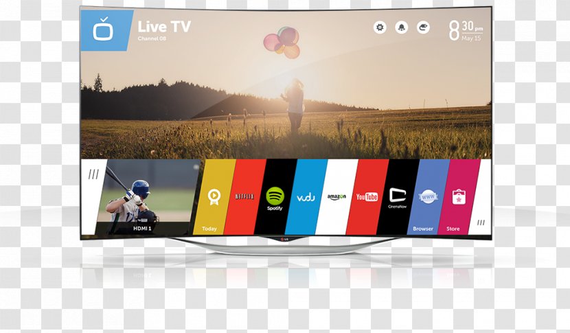 WebOS Smart TV LG Electronics LED-backlit LCD Television Set - Lg Transparent PNG