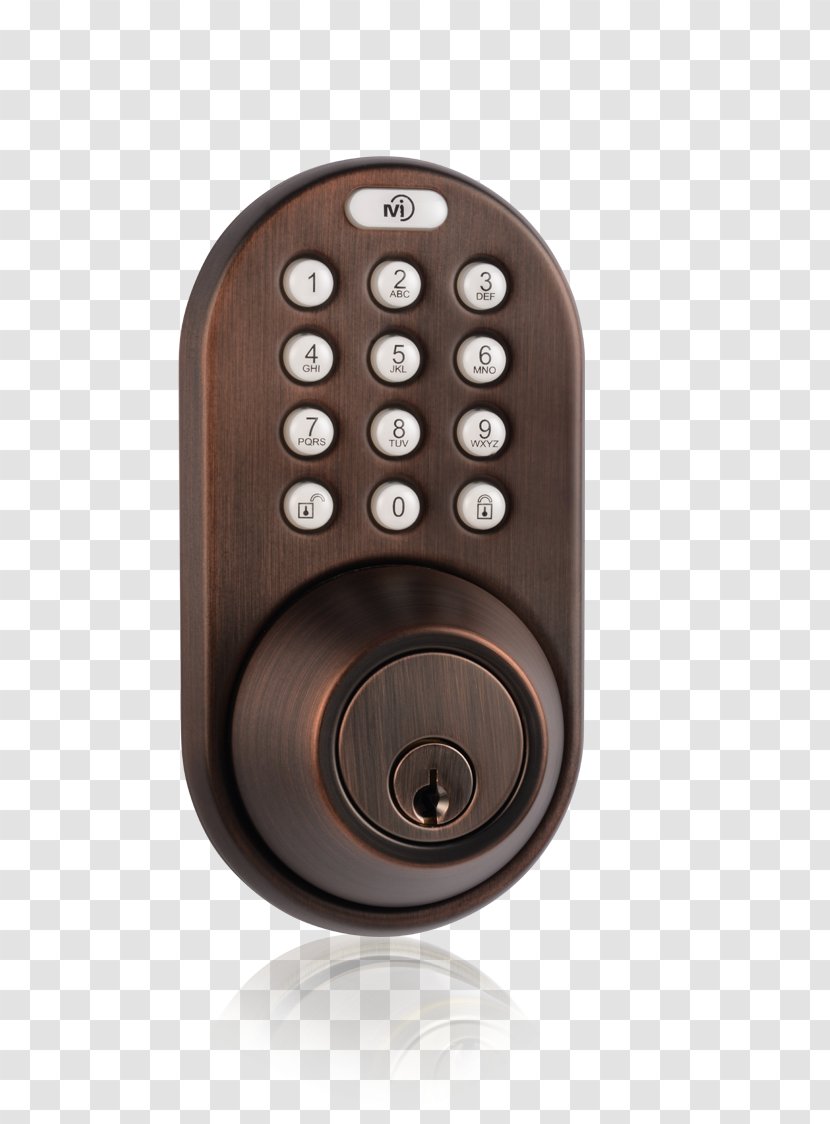 Dead Bolt Remote Keyless System Electronic Lock Door Handle - Multimedia - Kaba Transparent PNG