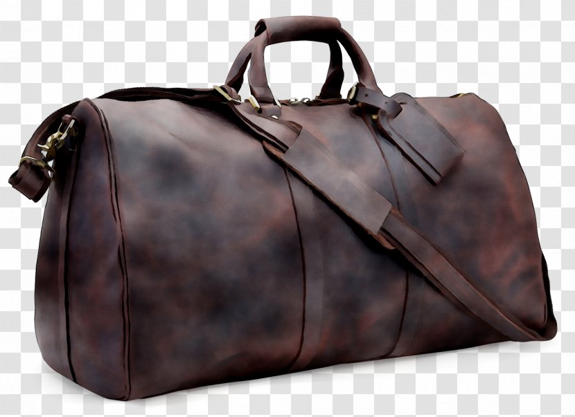 Handbag Baggage Shoulder Bag M Leather Duffel Bags - Hand Luggage Transparent PNG