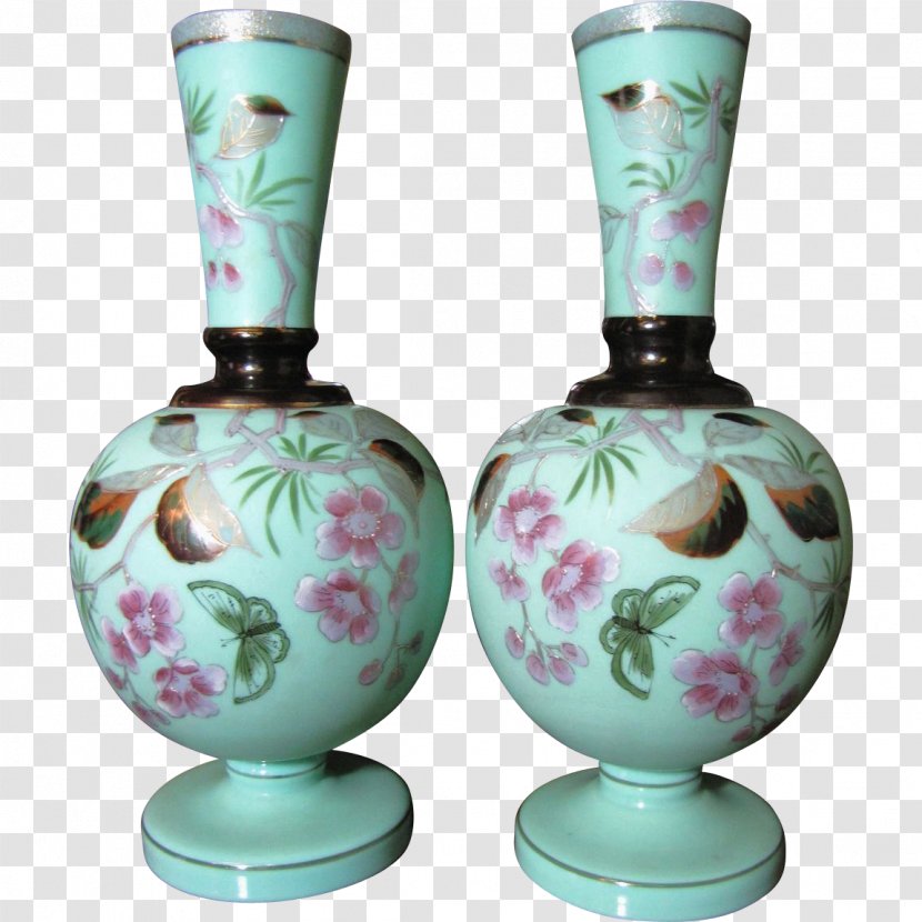Vase Bristol Blue Glass Decorative Arts - Artifact Transparent PNG
