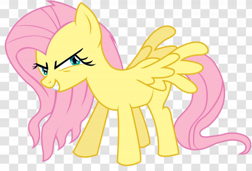 Fluttershy Pony Pinkie Pie Rarity Rainbow Dash - Silhouette - My Little Transparent PNG