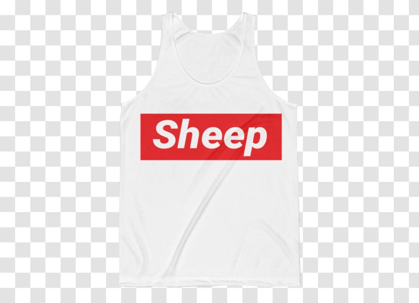 T-shirt Active Tank M Sheep Sleeveless Shirt Zippin Pippin - White - Wave Panels Box Transparent PNG
