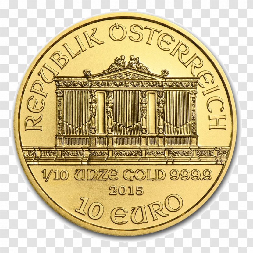 Austrian Silver Vienna Philharmonic Bullion Coin - Grab Transparent PNG