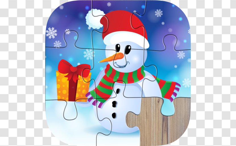 Santa Christmas Jigsaw Puzzles For Kids & Toddlers Puzzle Game - Cane Stripe Transparent PNG