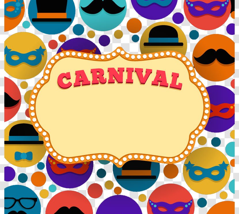 Carnival Mask Clip Art - Point - Text Background Transparent PNG