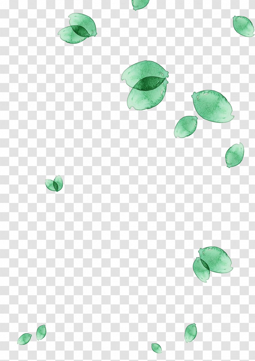 Green Leaf Pattern - Paint Transparent PNG