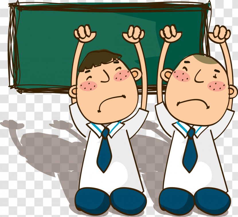 Student School Discipline Punishment Royalty-free Clip Art - Cartoon Boards Transparent PNG