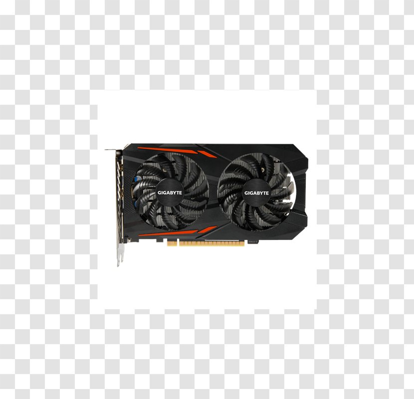 Graphics Cards & Video Adapters NVIDIA GeForce GTX 1050 Ti Gigabyte Technology GDDR5 SDRAM - Computer Cooling - Processing Unit Transparent PNG