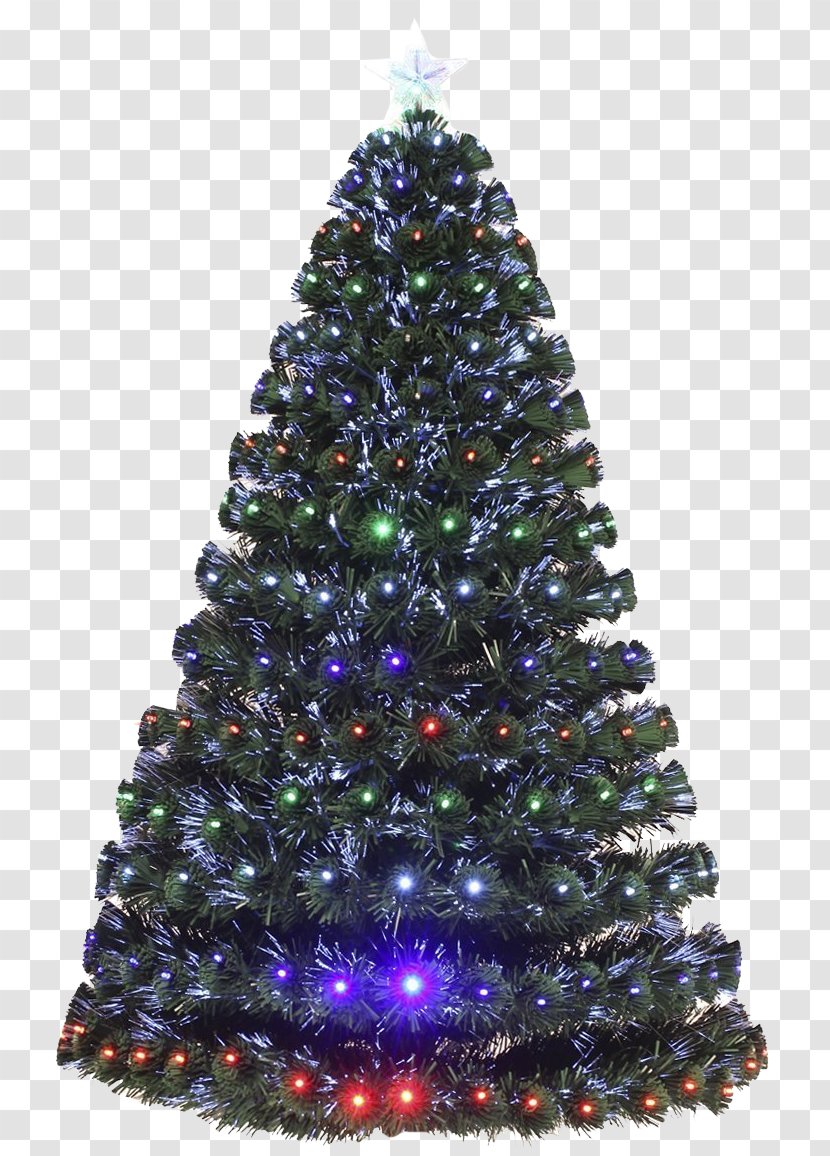 Artificial Christmas Tree Light Optical Fiber - Papai Transparent PNG