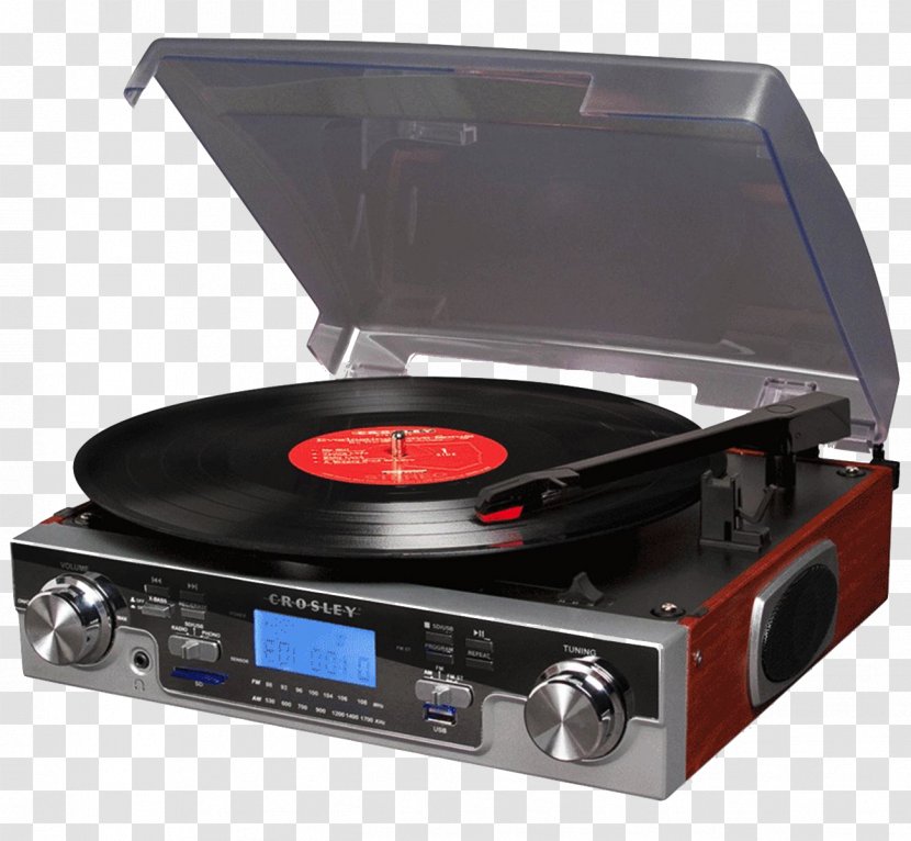 1970s Phonograph Record Turntable Stereophonic Sound - Radio Transparent PNG