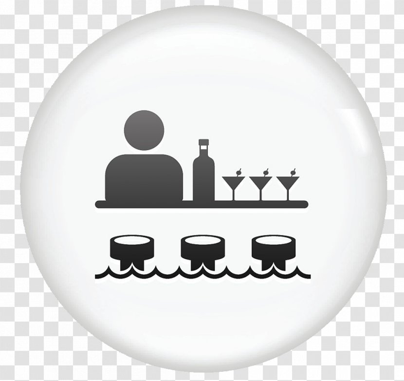 Bartender Icon - Photography - Cocktail Label Transparent PNG