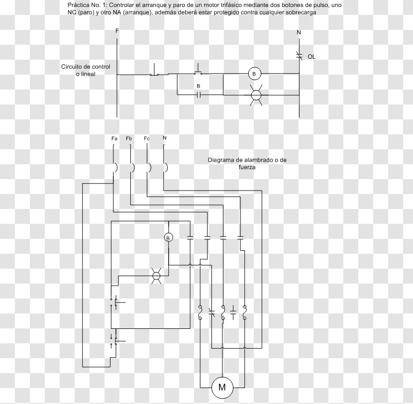 Diagram Technical Drawing Electronics Electrical Network - Control System - Diagramas Transparent PNG