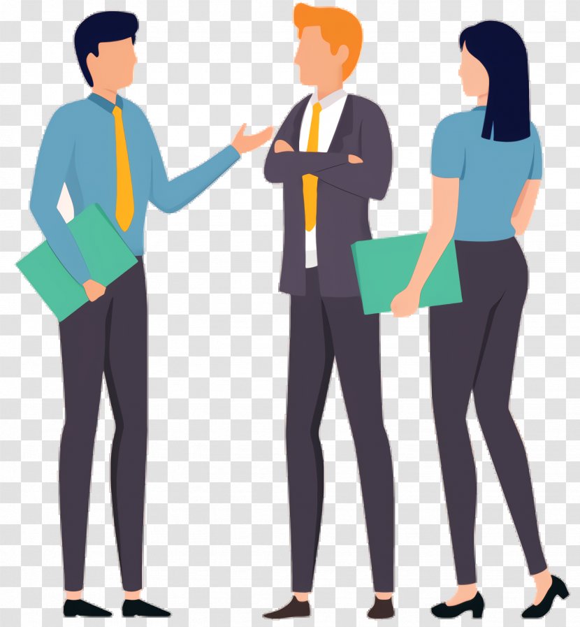 Businessperson Standing - Employment - Recruiter Collaboration Transparent PNG