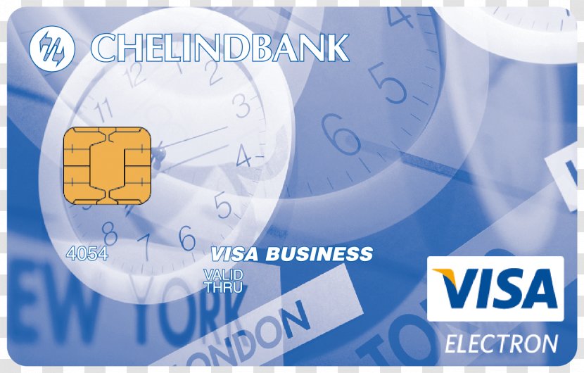 Credit Card AKB Chelindbank PAO Visa Transparent PNG