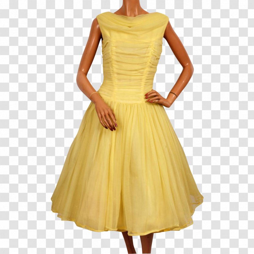 1950s Party Dress Vintage Clothing Prom - Day Transparent PNG