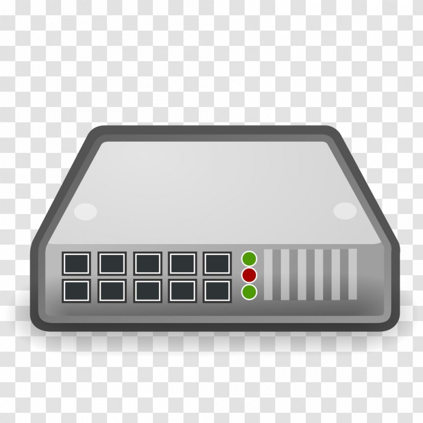 Ethernet Hub Computer Network Switch Clip Art - Antenna Transparent PNG