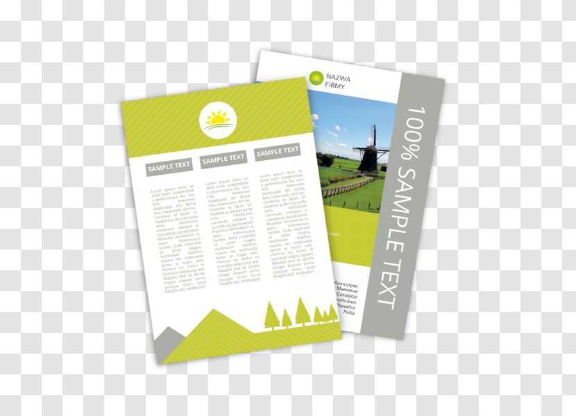 Brand Brochure - Publicity Card Transparent PNG