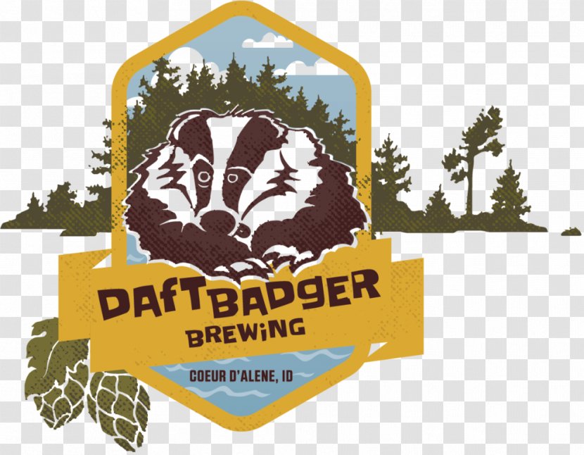 Daft Badger Brewing Craft Beer Cider Brewery - Double India Pale Ale Transparent PNG