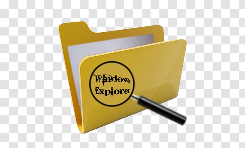 Rectangle Material - Yellow - Windows Explorer Transparent PNG