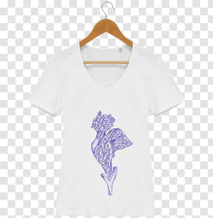 T-shirt Neckline Collar Woman - Watercolor Transparent PNG