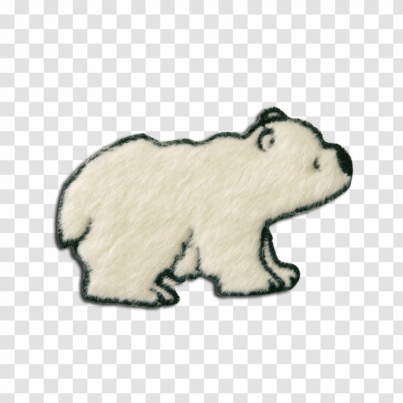 Polar Bear Embroidered Patch Appliqué Iron-on - Dog Like Mammal Transparent PNG