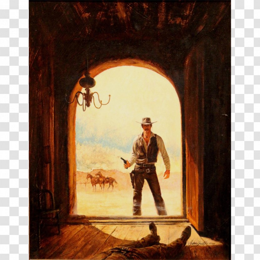 American Frontier Western Painting Art Cowboy - Oil Transparent PNG