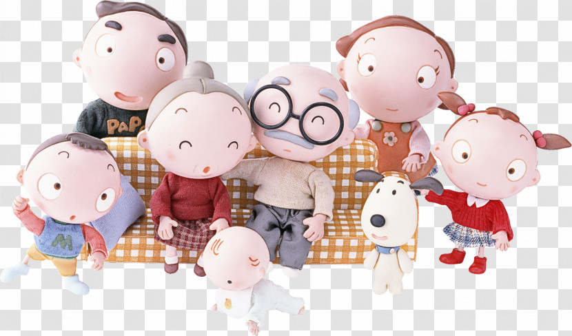 Cartoon Toy Stuffed Toy Animation Team Transparent PNG